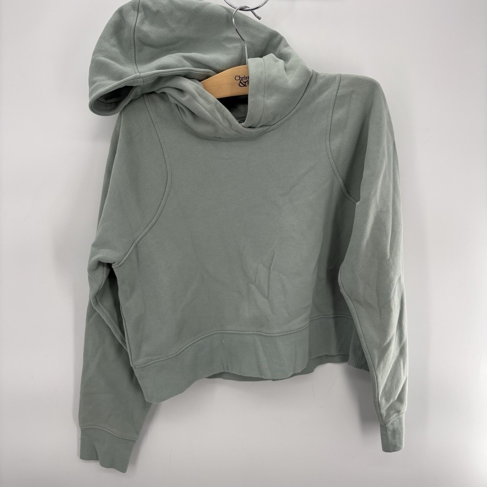 Lululemon Loungeful cropped hoodie sage green size‎ small #4B